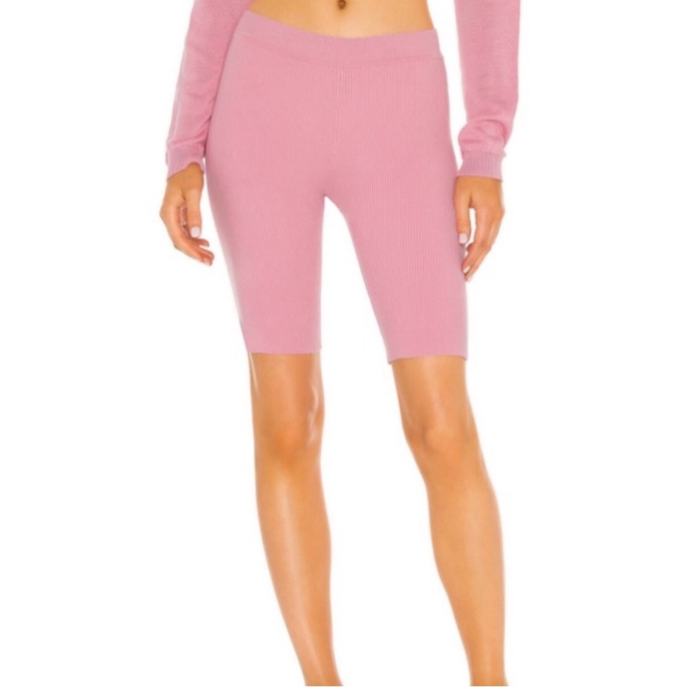One Grey Day X Revolve Hugo Knit Shorts Barbie Pink NWT small